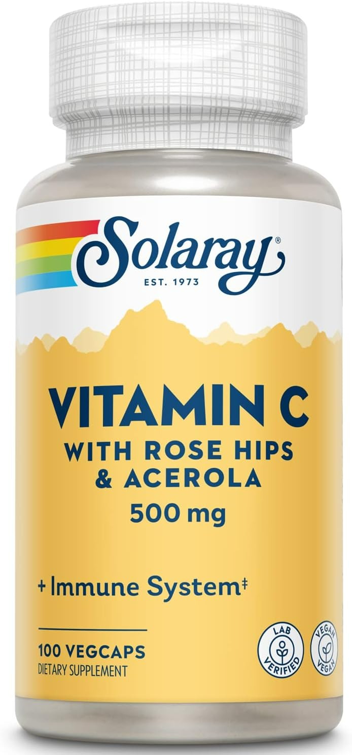 Vitamin C with Rose Hips & Acerola, Buffered
