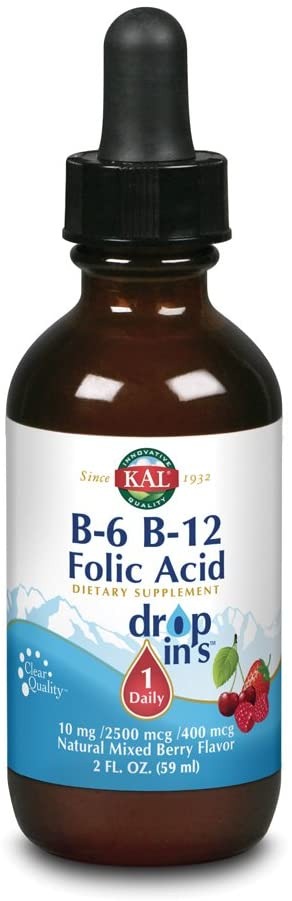 B-6 B-12 Folic Acid Dropins 