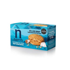 Coconut & Chia Oat Biscuits
