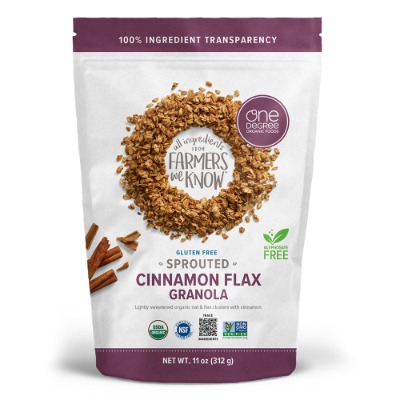 Sprouted Oat Granola Cinnamon Flax