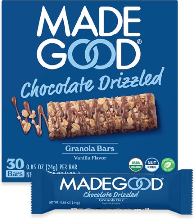 Vanilla Drizzled Granola Bars