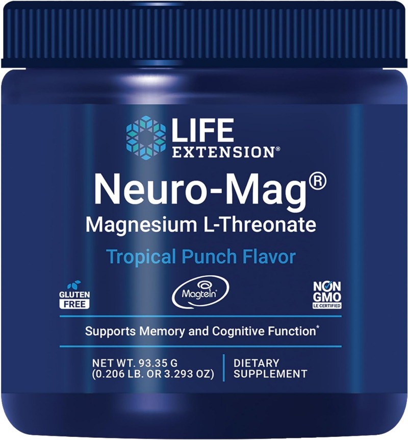Neuro-Mag Magnesium L-Threonate (Tropical Punch)