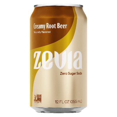 Creamy Root Beer, Zero Calorie Soda