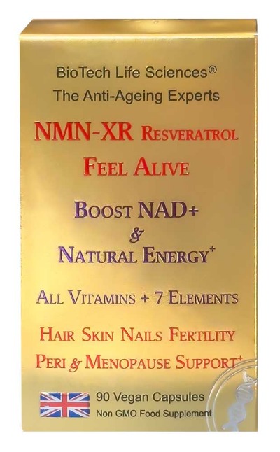 NMN-XR Resveratrol Feel Alive Boost NAD & Natural Energy