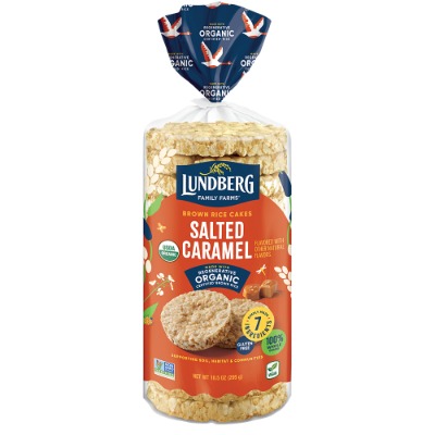 Organic Rice Cakes, Salted Caramel