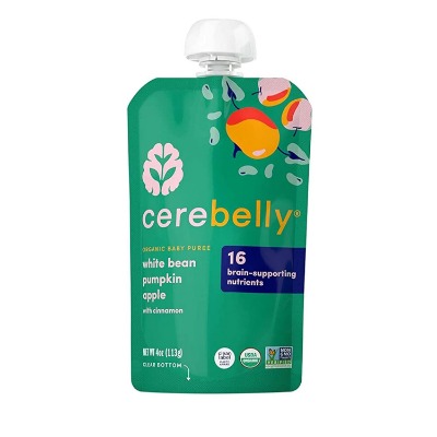 Organic White Bean, Pumpkin and Apple Baby Food Pouch
