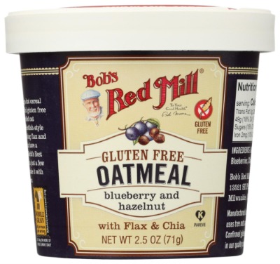 Hazelnut Blueberry Oatmeal Cup