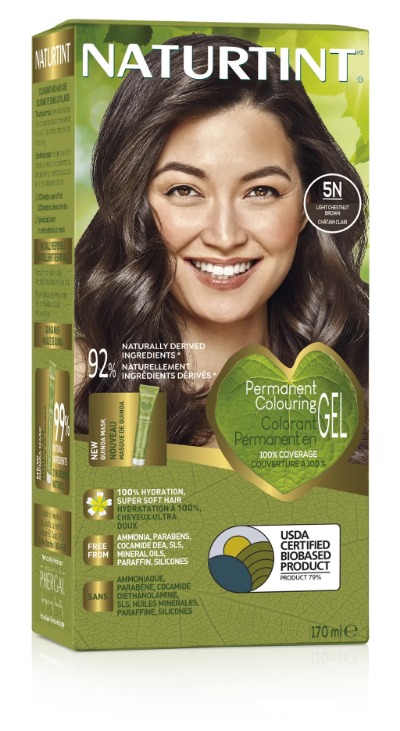 5N Light Chestnut Brown Hair Dye