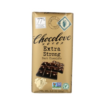 Extra Strong Dark Chocolate Bar