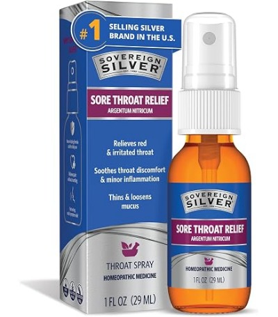 Sovereign Silver Throat Spray
